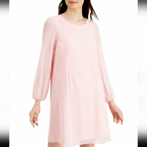 BRAND NEW NINE WEST LONG-SLEEVE SHIFT DRESS - Picture 5 of 16